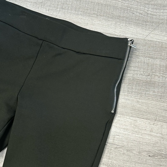 Ann Taylor Black Leggings with Side Zipper - Picture 3 of 9